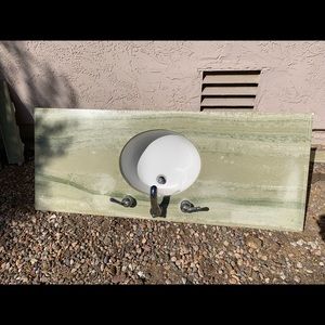 Bathroom vanity countertop
